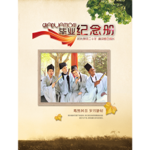 毕业纪念册•硬皮竖款12寸对裱相册
